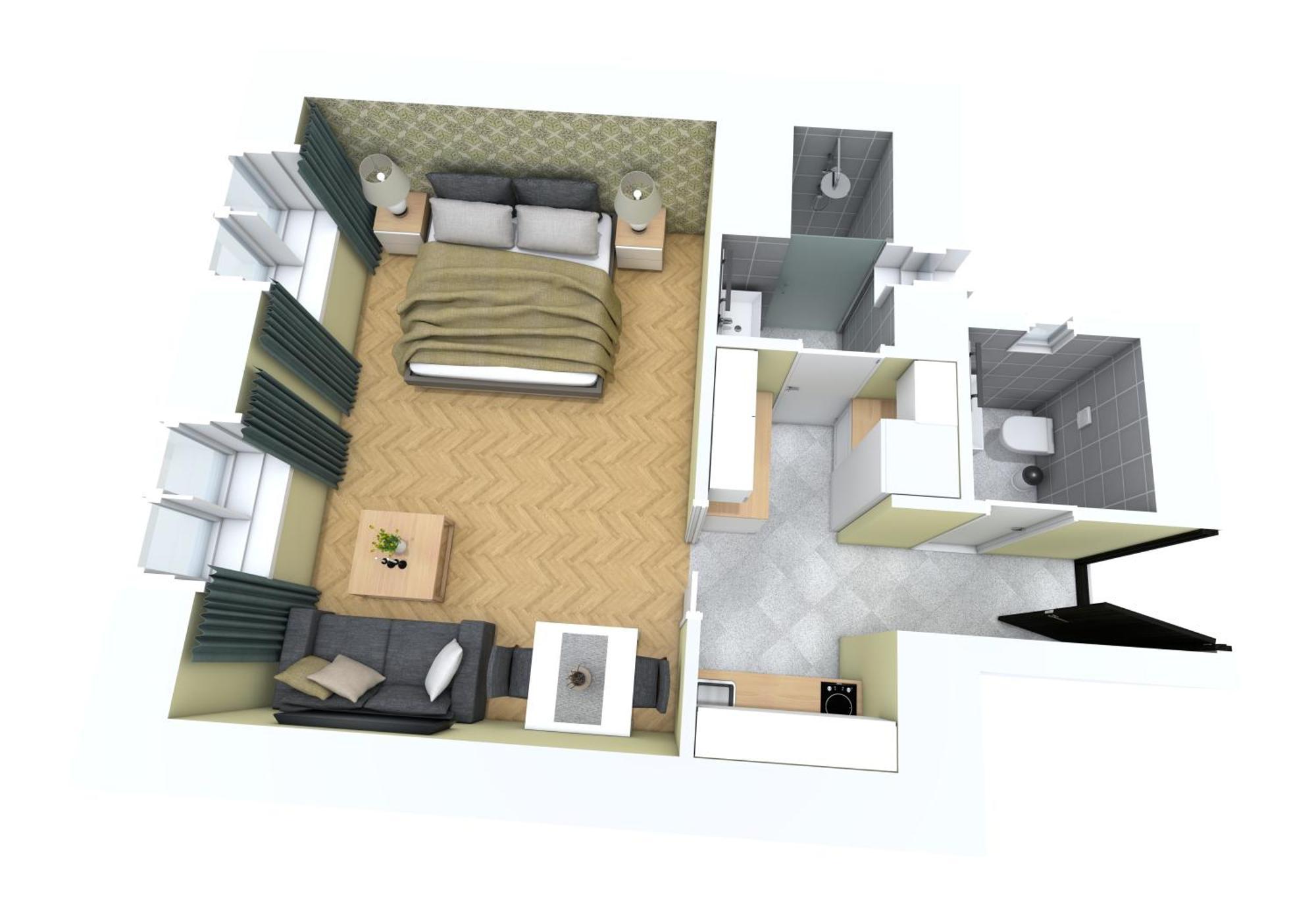 Oasis Apartments At Charles Square Prag Exterior foto